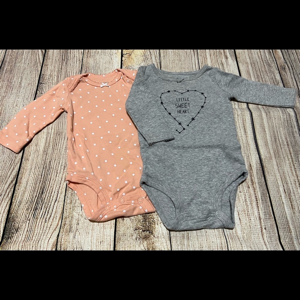 Two Long Sleeve Onsies